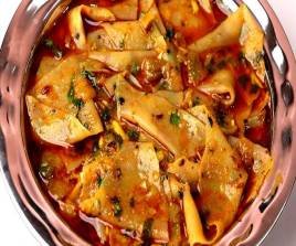 10-Papad Tomato Sabji