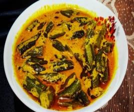 09-Curd-Okara Lady Figure Capsicum Masala Sabji